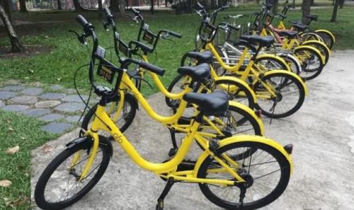 中國共享單車“騎”到海外市場圖片